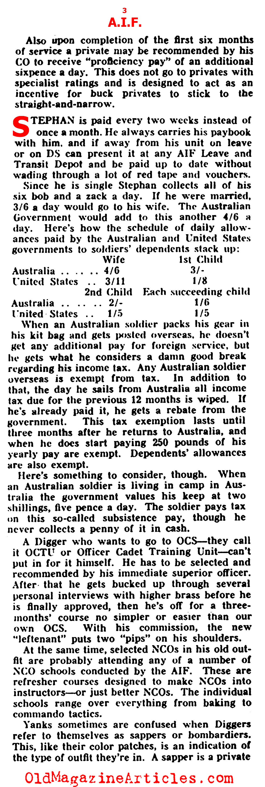 The Australian Soldier (Yank Magazine, 1944)